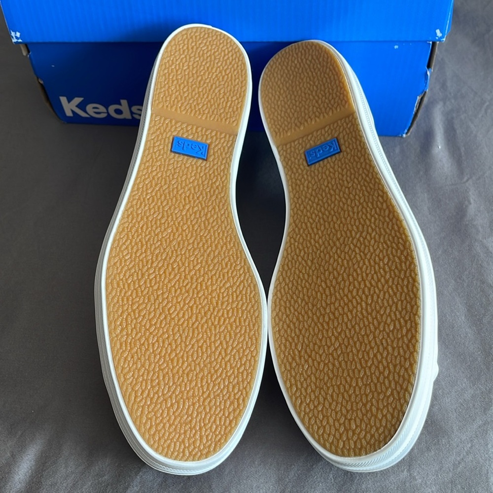 Keds Triple Kick White Leather Platform Sneaker 8.5 - Picture 6 of 9